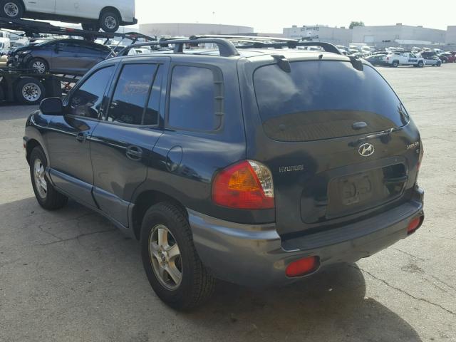 KM8SC13D44U642879 - 2004 HYUNDAI SANTA FE G BLACK photo 3