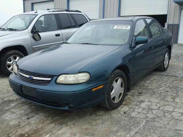 1G1NE52J4Y6319509 - 2000 CHEVROLET MALIBU LS GREEN photo 2