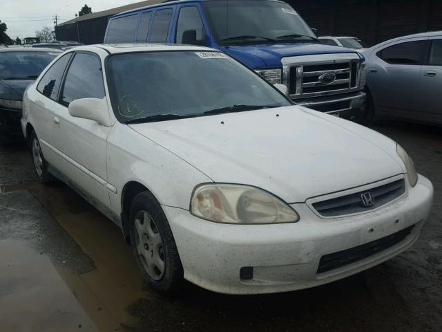 1HGEJ8243YL122431 - 2000 HONDA CIVIC EX WHITE photo 1