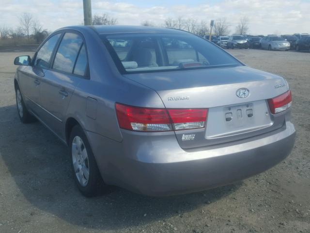 KMHET46C26A080969 - 2006 HYUNDAI SONATA GL GRAY photo 3