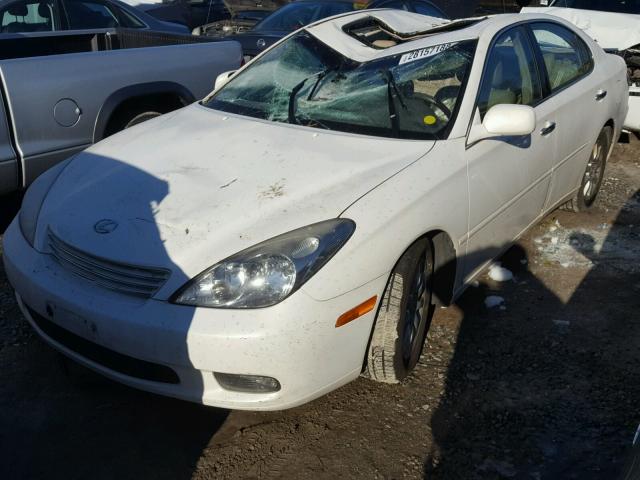 JTHBF30G920028838 - 2002 LEXUS ES 300 WHITE photo 2