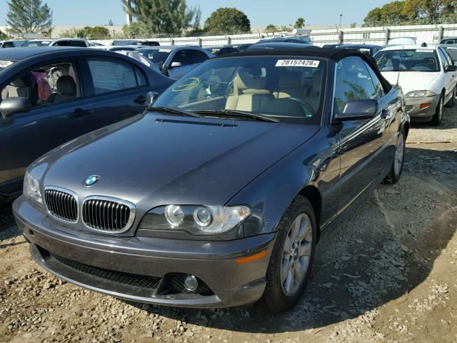 WBABW33456PX88178 - 2006 BMW 325 CI GRAY photo 2