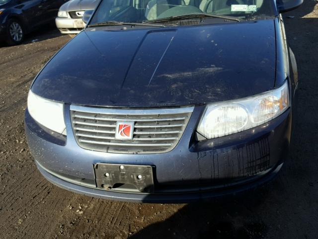 1G8AJ58F17Z182508 - 2007 SATURN ION LEVEL BLUE photo 7
