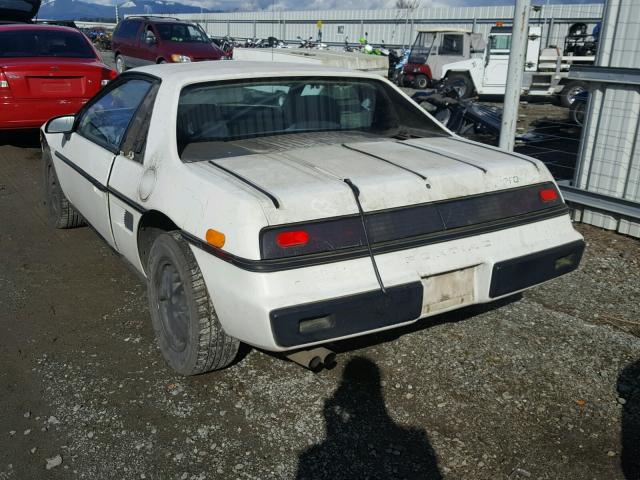 1G2AF37R8EP244622 - 1984 PONTIAC FIERO SE WHITE photo 3