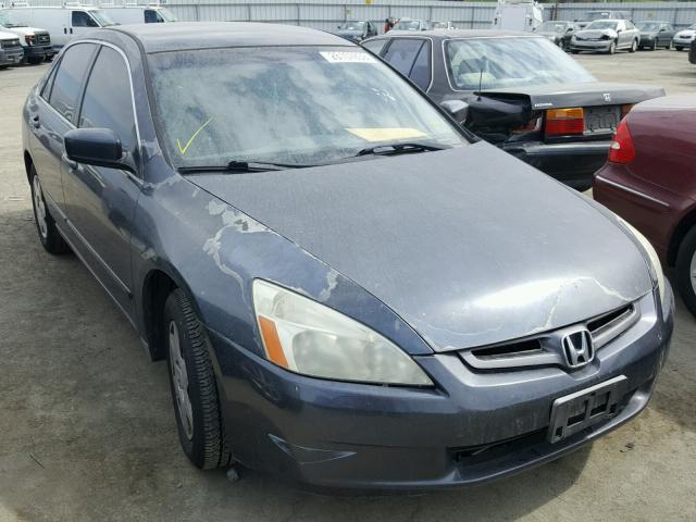 3HGCM56405G705894 - 2005 HONDA ACCORD LX BLUE photo 1