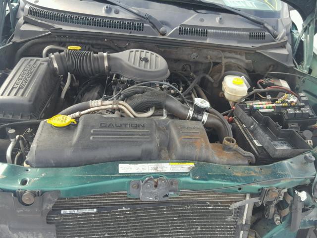 1D4HR58Z93F576411 - 2003 DODGE DURANGO SL GREEN photo 7