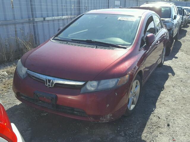 2HGFA16978H001318 - 2008 HONDA CIVIC EXL Qırmızı foto 2