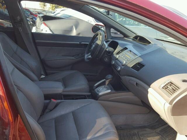 2HGFA16978H001318 - 2008 HONDA CIVIC EXL Qırmızı foto 5