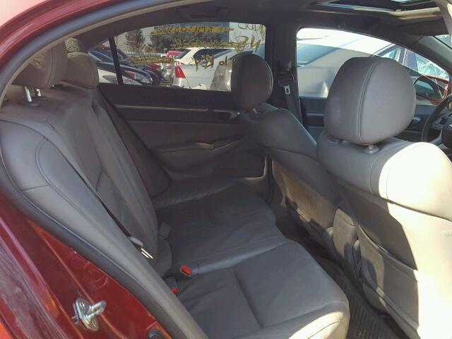 2HGFA16978H001318 - 2008 HONDA CIVIC EXL Qırmızı foto 6