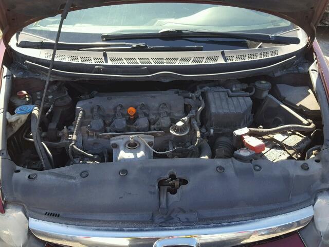 2HGFA16978H001318 - 2008 HONDA CIVIC EXL Qırmızı foto 7