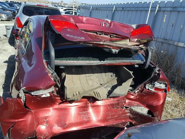 2HGFA16978H001318 - 2008 HONDA CIVIC EXL Qırmızı foto 9