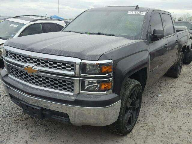 3GCPCREH6EG327160 - 2014 CHEVROLET SILVERADO GRAY photo 2