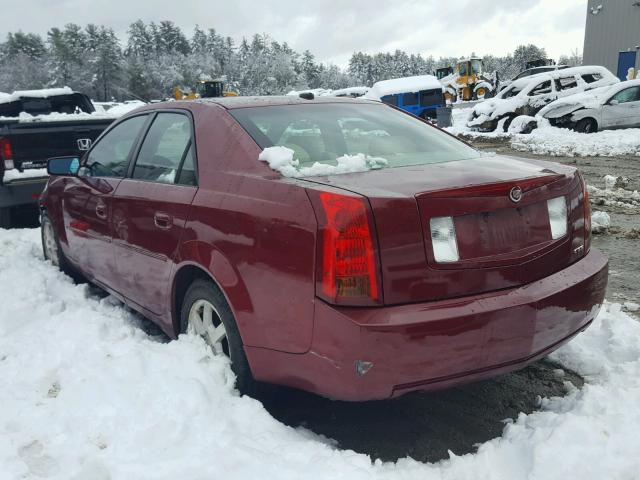 1G6DP577270139301 - 2007 CADILLAC CTS HI FEA RED photo 3