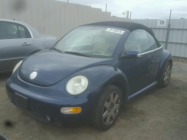 3VWDD21Y73M315964 - 2003 VOLKSWAGEN NEW BEETLE 蓝色 照片 2