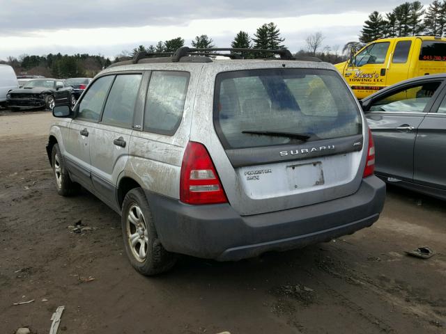 JF1SG63694H740943 - 2004 SUBARU FORESTER 2 SILVER photo 3