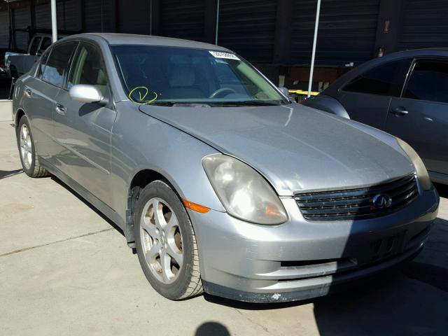 JNKCV51F24M715860 - 2004 INFINITI G35 SILVER photo 1