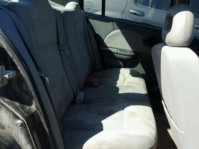1G8AJ55F77Z122284 - 2007 SATURN ION LEVEL BLACK photo 6