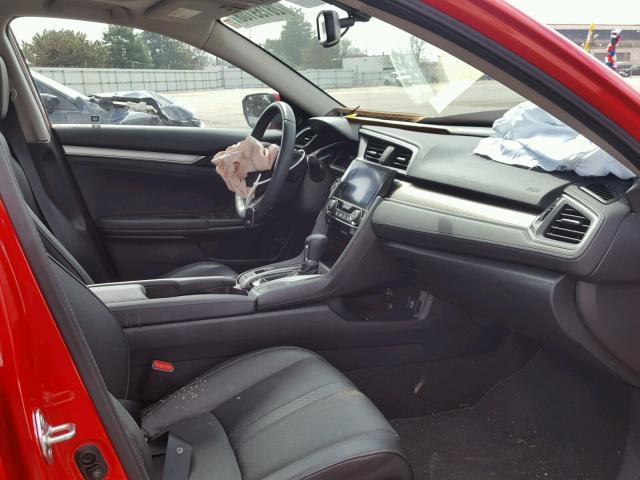 2HGFC1F75HH638961 - 2017 HONDA CIVIC EXL Qırmızı foto 5