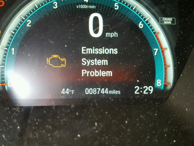 2HGFC1F75HH638961 - 2017 HONDA CIVIC EXL Qırmızı foto 8