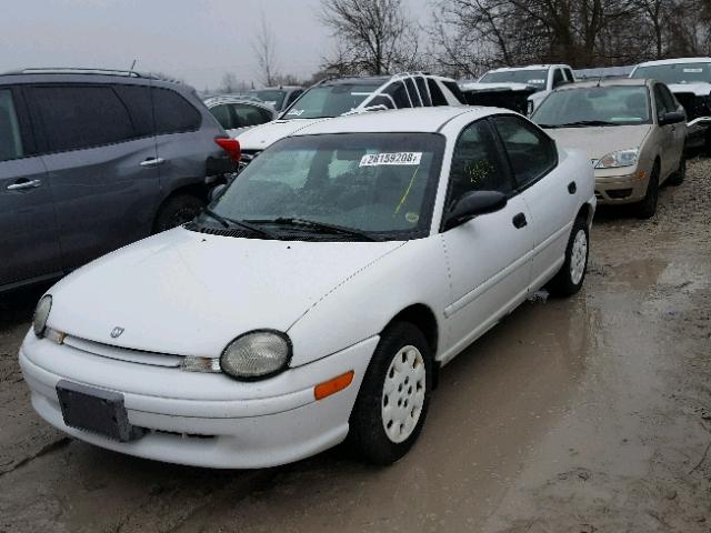 1B3ES47C2WD513583 - 1998 DODGE NEON HIGHL WHITE photo 2