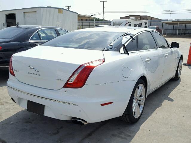 SAJWA2GB6BLV17381 - 2011 JAGUAR XJL BASE WHITE photo 4