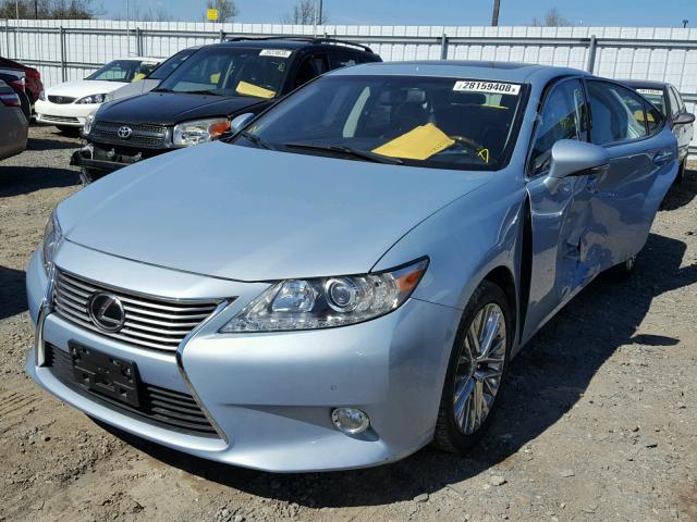 JTHBK1GG8D2034899 - 2013 LEXUS ES 350 BLUE photo 2