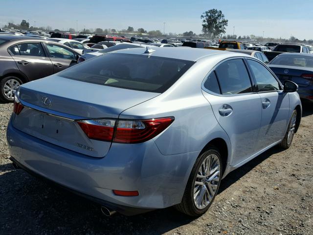 JTHBK1GG8D2034899 - 2013 LEXUS ES 350 BLUE photo 4