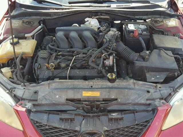 1YVFP80D035M25078 - 2003 MAZDA 6 S RED photo 7