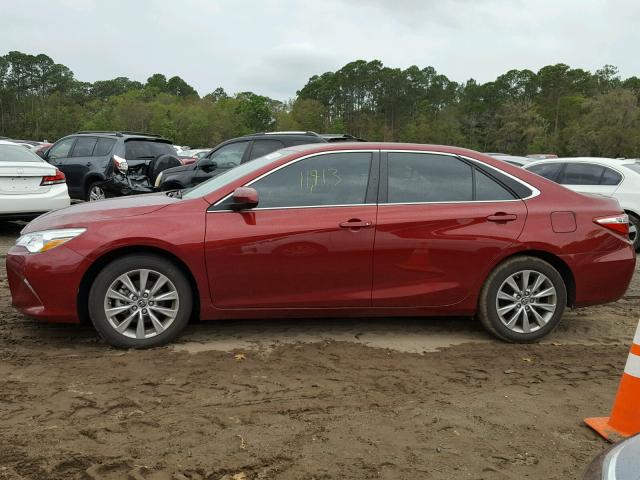 4T1BF1FK6FU950415 - 2015 TOYOTA CAMRY LE RED photo 9