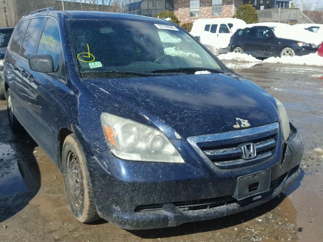 5FNRL382X7B082143 - 2007 HONDA ODYSSEY LX BLUE photo 1