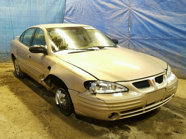 1G2NE52FX2C290260 - 2002 PONTIAC GRAND AM S GOLD photo 1