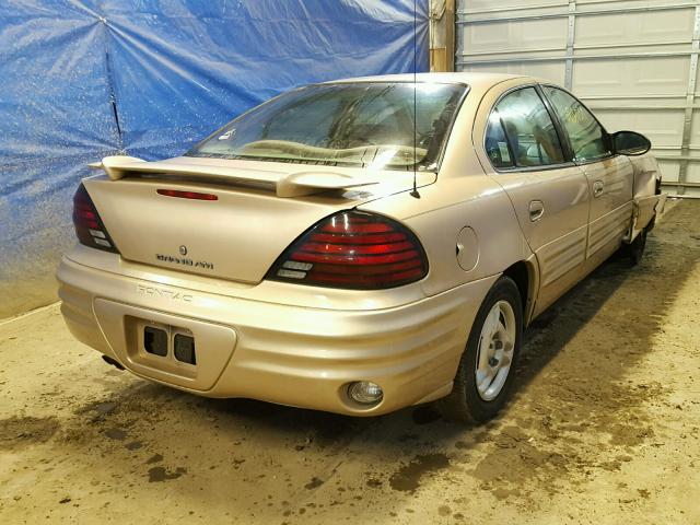 1G2NE52FX2C290260 - 2002 PONTIAC GRAND AM S GOLD photo 4