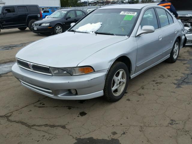 4A3AA46G2YE120858 - 2000 MITSUBISHI GALANT ES SILVER photo 2