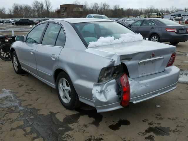 4A3AA46G2YE120858 - 2000 MITSUBISHI GALANT ES SILVER photo 3