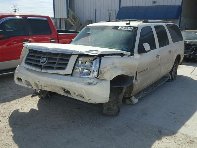 3GYFK66N73G301515 - 2003 CADILLAC ESCALADE E WHITE photo 2