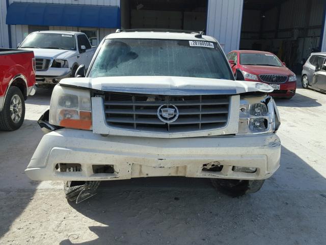 3GYFK66N73G301515 - 2003 CADILLAC ESCALADE E WHITE photo 9