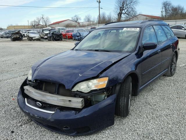 4S3BP616677340703 - 2007 SUBARU LEGACY 2.5 BLUE photo 2