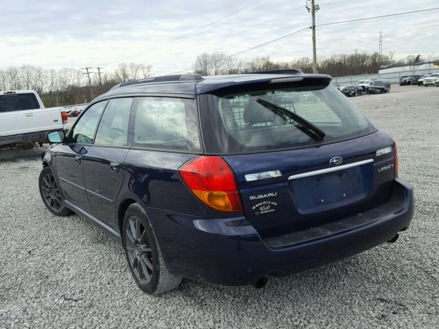 4S3BP616677340703 - 2007 SUBARU LEGACY 2.5 BLUE photo 3