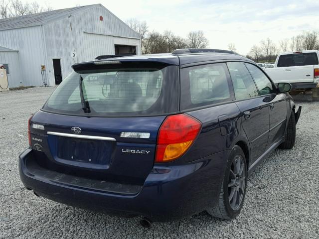 4S3BP616677340703 - 2007 SUBARU LEGACY 2.5 BLUE photo 4