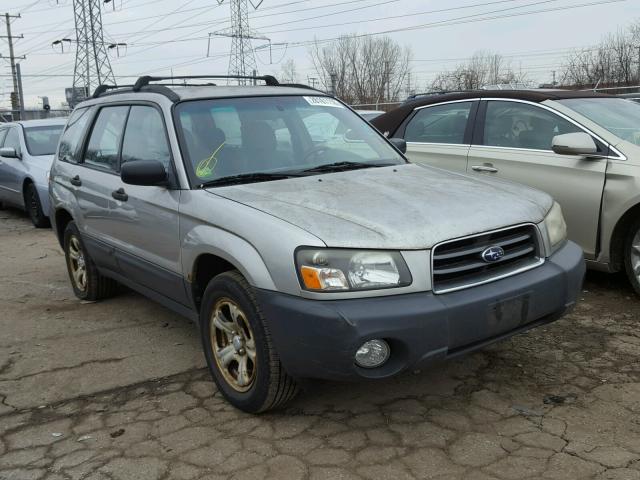 JF1SG63605H731002 - 2005 SUBARU FORESTER 2 GRAY photo 1