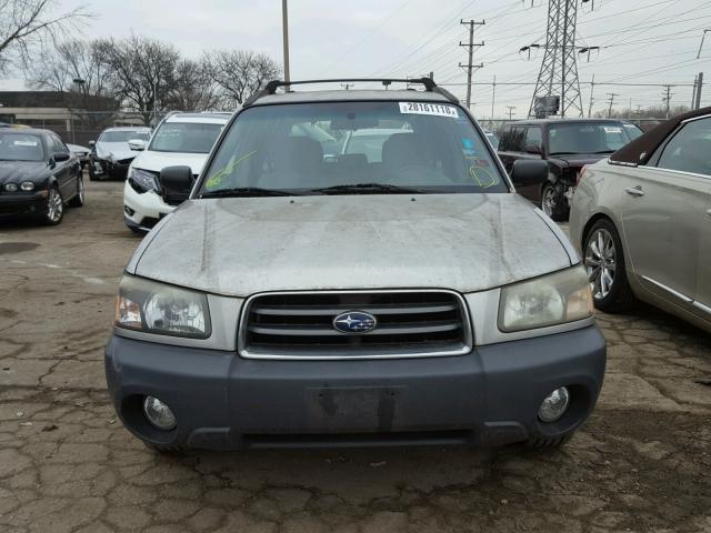 JF1SG63605H731002 - 2005 SUBARU FORESTER 2 GRAY photo 9