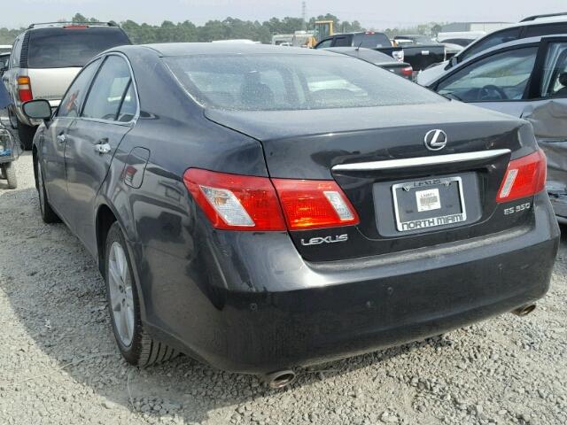 JTHBJ46G882167271 - 2008 LEXUS ES 350 BLACK photo 3