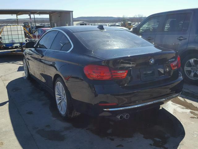 WBA3N7C52EF718763 - 2014 BMW 428 I BLACK photo 3