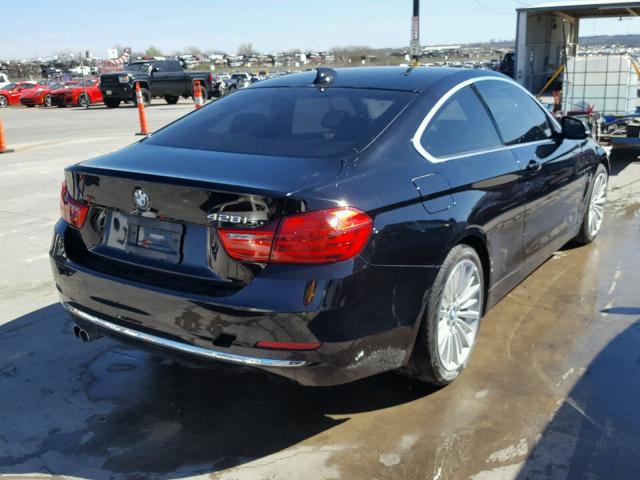 WBA3N7C52EF718763 - 2014 BMW 428 I BLACK photo 4