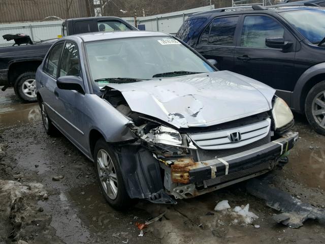 2HGES15511H580142 - 2001 HONDA CIVIC LX SILVER photo 1