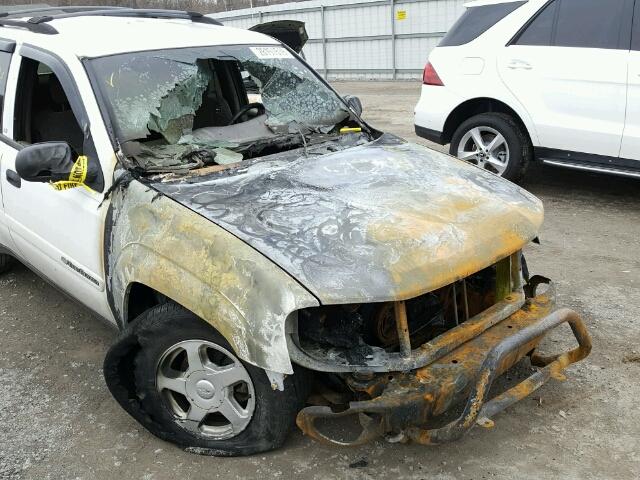 1GNDT13S722438864 - 2002 CHEVROLET TRAILBLAZE WHITE photo 9