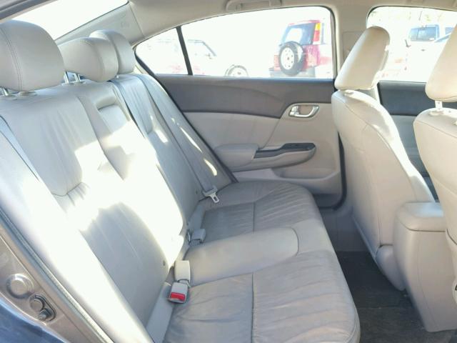 2HGFB2F96CH582385 - 2012 HONDA CIVIC EXL GRAY photo 6