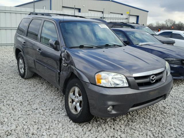 4F2YZ041X5KM12076 - 2005 MAZDA TRIBUTE S GRAY photo 1