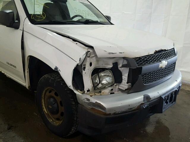 1GCCS148248170283 - 2004 CHEVROLET COLORADO WHITE photo 9