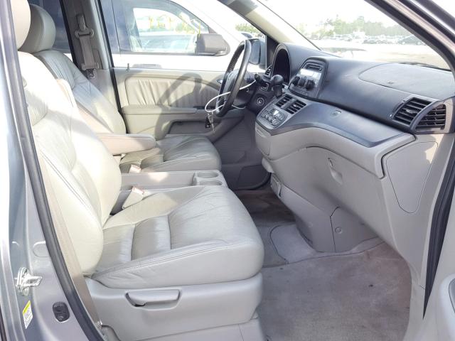 5FNRL38697B100313 - 2007 HONDA ODYSSEY EX SILVER photo 5